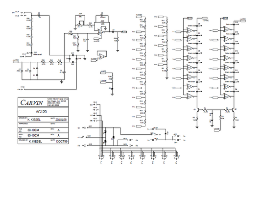 Audio TO Clearcom-CARVIN-AC120 Service Manual Service Manual