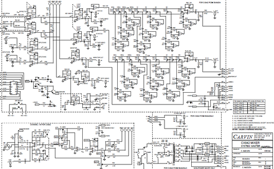 Audio TO Clearcom-CARVIN-CX-842 Service Manual