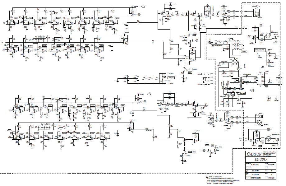 Audio TO Clearcom-CARVIN-EQ2015 Service Manual