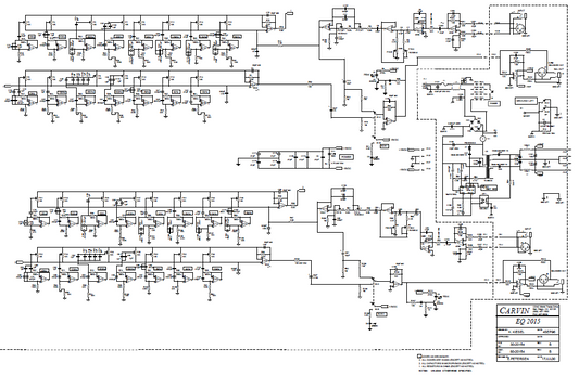 Audio TO Clearcom-CARVIN-EQ2015 Service Manual