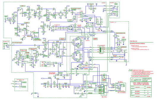 Audio TO Clearcom-CARVIN-MTS 3200 REV-E Service Manual