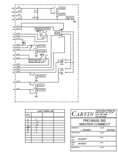 Audio TO Clearcom-CARVIN-PB 300-MASTER CONNECT Service Manual