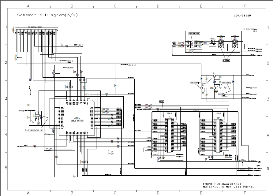 ALPINE CDA-9855R Service Manual