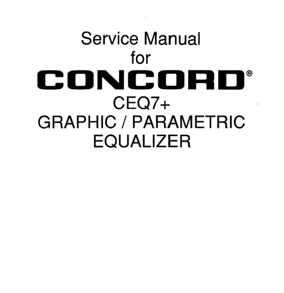 COBRA TO Cybernet-CEQ7+ Service Manual