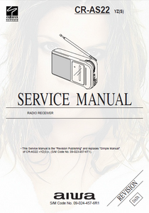 AIWA CR-AS22 Radio Receiver Service Manual