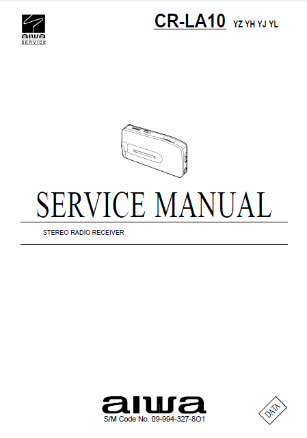 AIWA CR-LA10 Stereo Radio Receiver Schematics