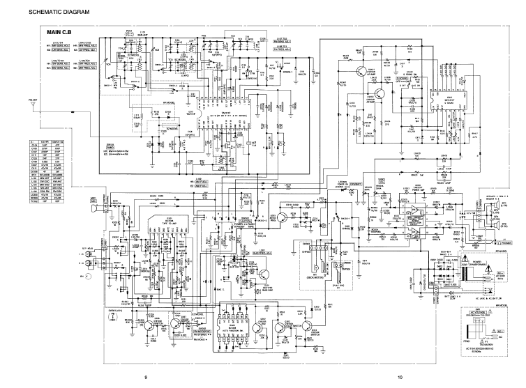 AIWA CS-130-131 Schematic