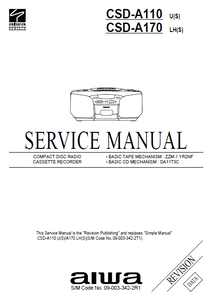 AIWA CSD-A110 Revision Compact Disc Service Manual