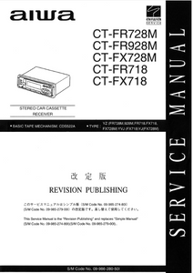 AIWA CT-FR728M Revision Stereo Car Receiver Service Manual