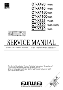 AIWA CT-X420 Revision Car Cassette Receiver Service Manual