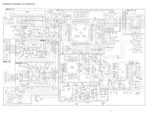 AIWA CT-FR930M YZ Schematics