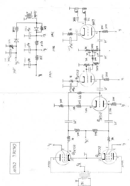 Audio TO Clearcom-Calsel_C12W_Audio_PA_Sch_[ET] Service Manual