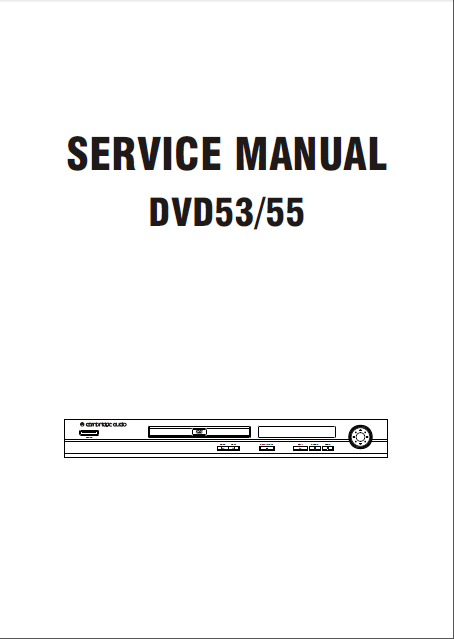 Cambridge Audio DVD53-55 Service Manual