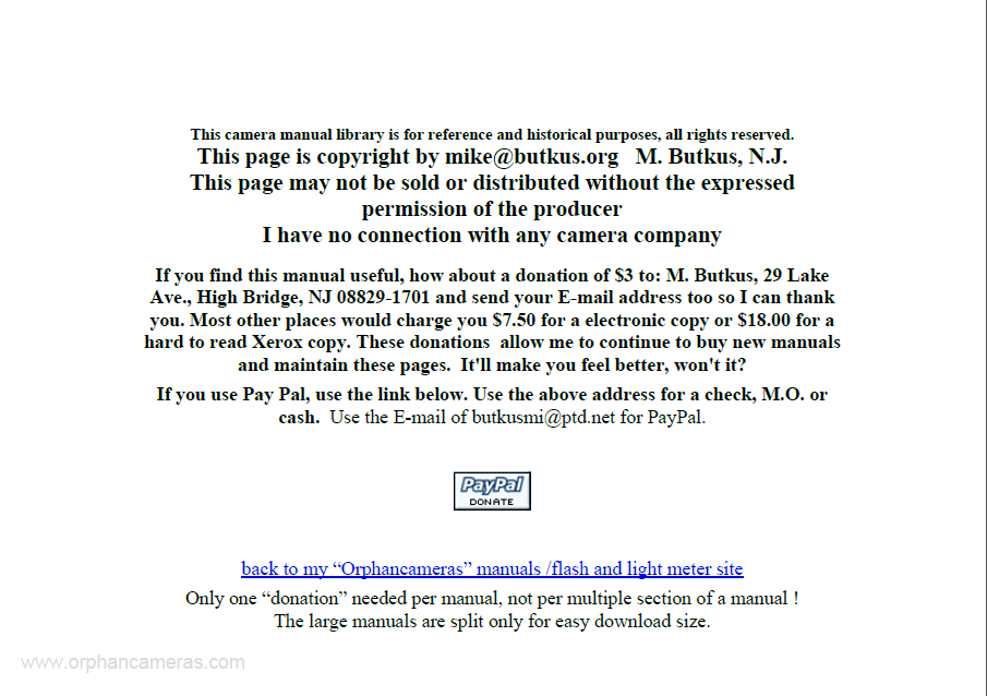 CANON AE-1 Part II Owner's Manual