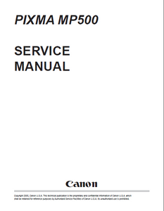 Audio TO Clearcom-Canon mp500-sm_[ET] Service Manual