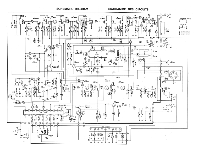 LEAR JET STEREO 8835 Schematics