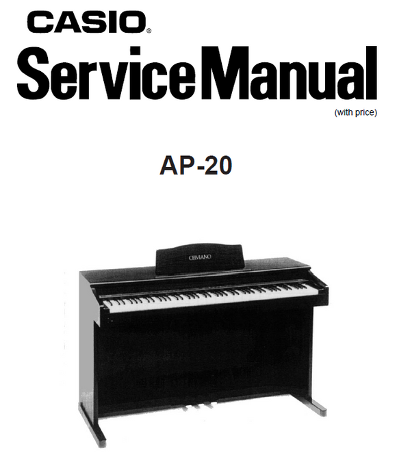 Casio AP-20 Service Manual