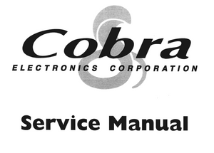 Cobra 25 LTD ST Service Manual