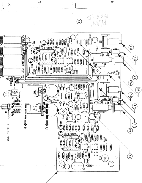 DBX 150X Playboard Schematic