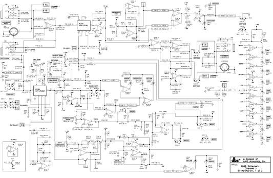 DBX 166A CH1 Schematics