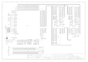 BEHRINGER Ultradrive Pro DCX2496 DSP Board rev E Schematics