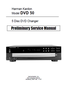 Harman Kardon Model DVD50 Five Disc DVD Changer Preliminary Service Manual