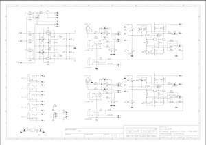 BEHRINGER DX1000R rev D Schematics