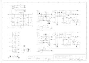 BEHRINGER DX1000R rev E Schematics