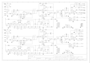 BEHRINGER MAINE rev E Schematics