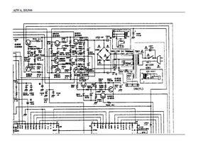 AIWA DX500 Power Supply Schematic