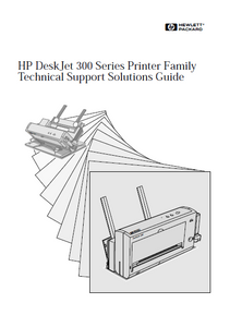 Hewlett Packard DeskJet 300 Series Printer Family Service Manual