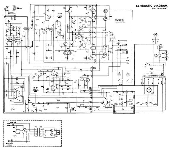 Dynaco ST-400 Power Amplifier Schematic