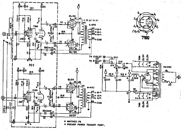 Dynaco ST-70 PWR AMP Schematic