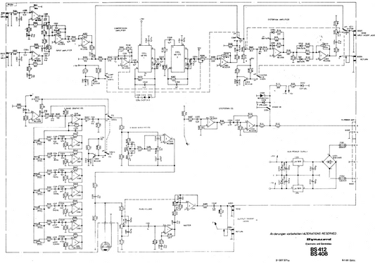 Dynacord BS 408-412 Schematic
