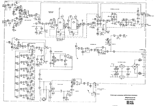 Dynacord BS 408 Shematic