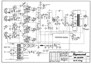Dynacord Hi-Fi King Schematic