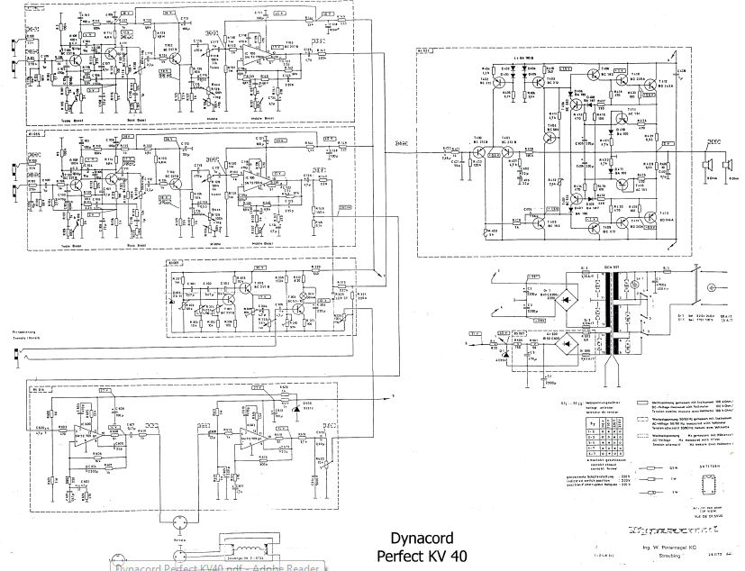 Dynacord Perfect KV 40 Schematic