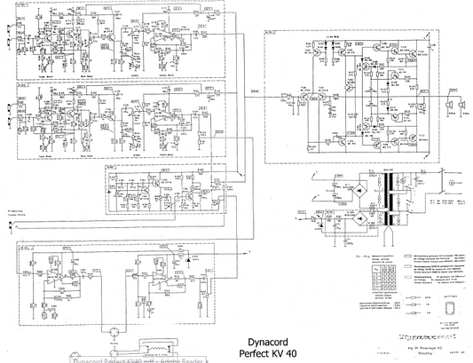 Dynacord Perfect KV 40 Schematic