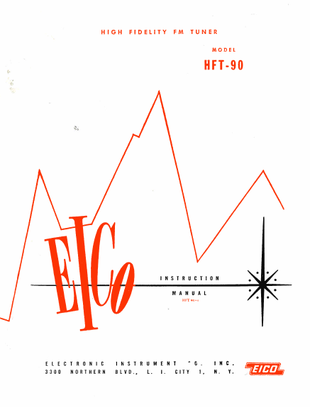 EICO HFT-90 FM Tuner Instruction Manual