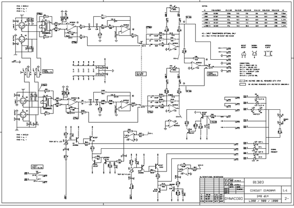 ELETCROVOICE EV1200 dynacord Schematic