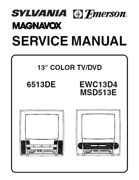Emerson EWC-13D4 Service Manual