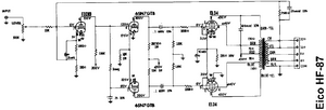EICO HF-87 Schematic