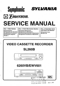 Emerson 6260VB Service Manual