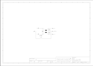 BEHRINGER EMI Filter rev A Schematics