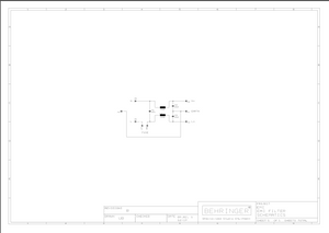 BEHRINGER EMI Filter rev B Schematics