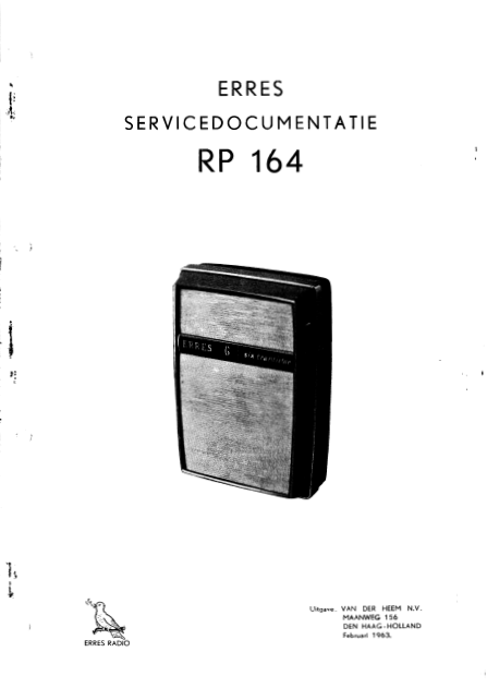 ERRES_RP 164 Radio Service Manual
