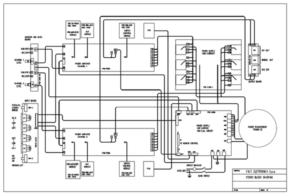 FOSTEX FBT P2950 Schematics