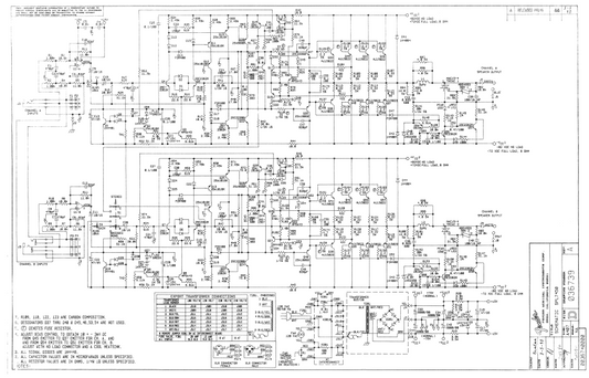 FENDER SPL7450 Schematic