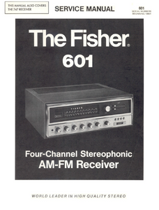 FISHER 601 Stereophonic Receiver Service Manual