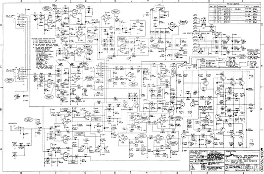 FENDER 185 Series Amplifier Schematic